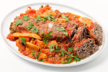 Meatloaf fresh from the oven