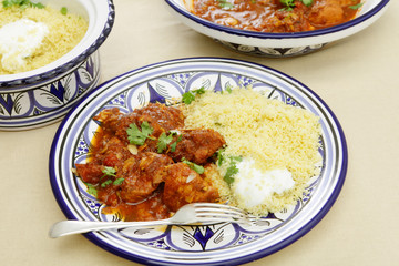 Chicken tagine meal horizontal