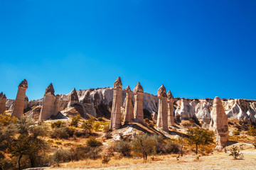 Love Valley in Cappadocia.