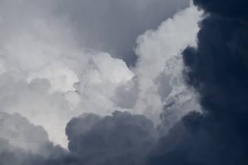 Clouds with blue sky backgrounds