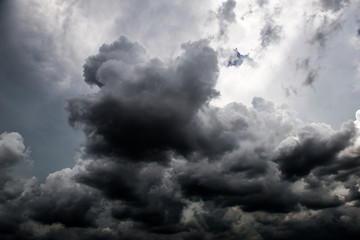 abstract storm clouds background texture