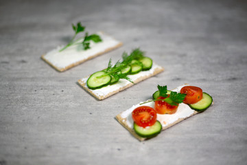 Healthy and tasty breakfast