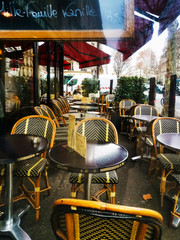 PARIS, FRANCE - DECEMBER 5, 2018: Restaurants in Paris city, France.