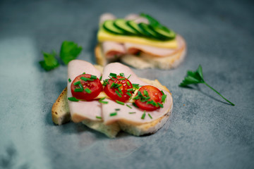 Healthy and tasty breakfast