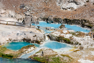 hot springs at hot creek geological site