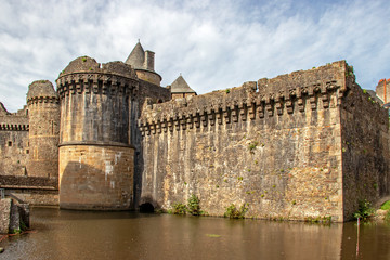 Fototapeta na wymiar Fougères. Remparts du château. Ille et Vilaine. Bretagne. France 