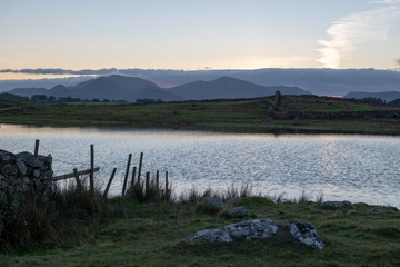 Sunset at Tewet tarn