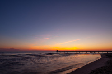 Obraz premium sunset on the beach