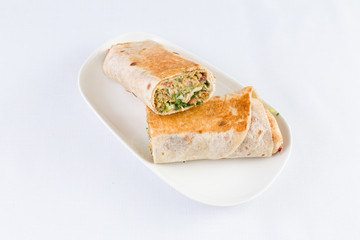 Falafel Pita Sandwich Gyro in Mediterranean Levantine  Cuisine