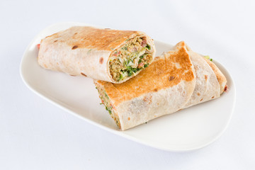 Falafel Pita Sandwich Gyro in Mediterranean Levantine  Cuisine