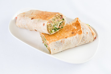 Falafel Pita Sandwich Gyro in Mediterranean Levantine  Cuisine