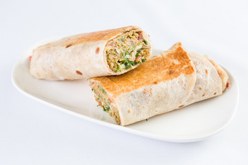 Falafel Pita Sandwich Gyro in Mediterranean Levantine  Cuisine