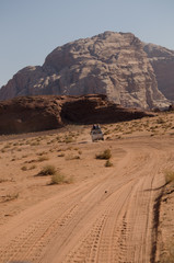 Wüste Wadi Rum, Jordanien
