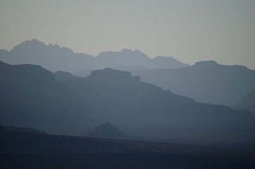 Wüste Wadi Rum, Jordanien