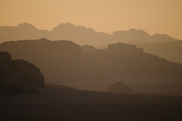 Wüste Wadi Rum, Jordanien