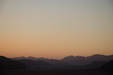 Wüste Wadi Rum, Jordanien