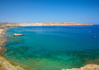Fototapeta na wymiar Sitia Bay, east Crete