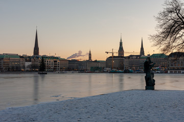 Binnenalster in Hamburg