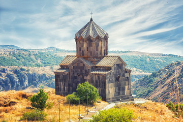 Vahramashen Church in autumn,  Armenia
