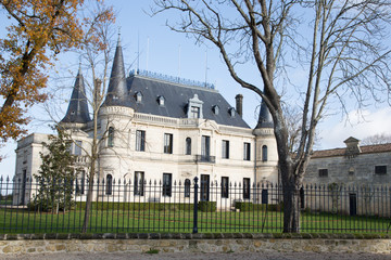 Margaux, Bordeaux France  Chateau Palmer is one of famous wine estate of Bordeaux wine in France