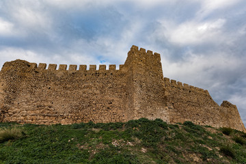 Part of Castle Larisa, the ancient and medieval acropolis of the city of Argos in Peloponnese, Greece © dinosmichail
