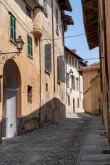 Fototapeta na wymiar Saluzzo, Piedmont, Italy, historic city