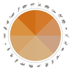 Tiere Infografik