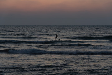 Fototapeta premium sunset on the beach
