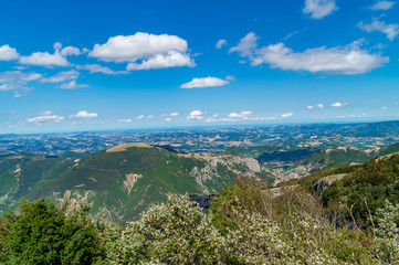 Panoramica dal monte Nerone