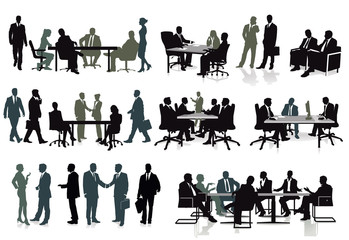 Business Teams Gruppe – Illustration