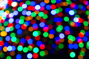 abstract colorful background bokeh