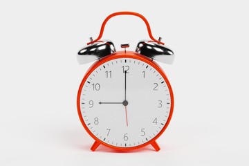 Realistic 3D Render of Alarm Clock