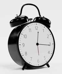 Realistic 3D Render of Alarm Clock