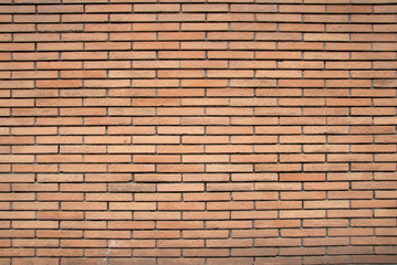 Perfect brick wall texture. Lights and shadows very equlibrate. A brick wall with very regular geometries. The porosity of the bricks and their alignment is sublimated by the diffused light.