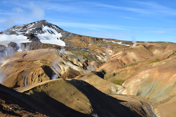 Kerlingarfjöll “The old woman's mountains ”,
visited in the middle of September, just before the first snowfalls.