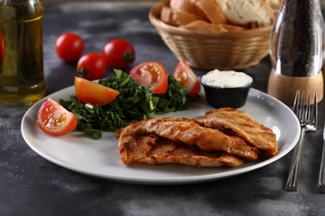 chichken breast with spinach