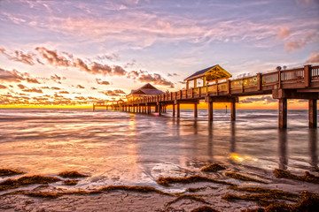 Sonnenuntergang am Clearwater Beach Florida