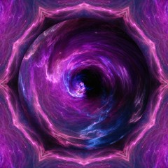 Abstract purple watercolor texture background. Oil painting style. Pastel pink elements and violet motifs fractal art. Cosmic graphic design pattern. 