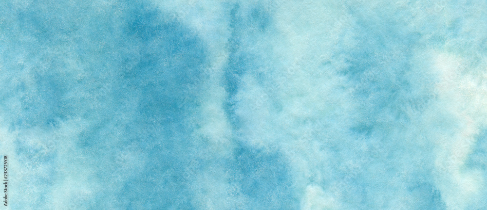 Poster blue azure abstract watercolor background for textures backgrounds and web banners design