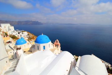Fototapeta na wymiar ギリシャ、サントリーニの風景