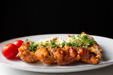 チキンとトマト