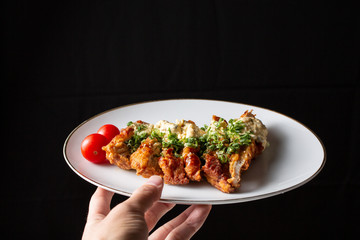 チキンとトマト