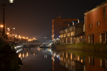 【北海道】小樽運河・夜景