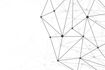 future of web network on white background