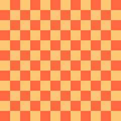 Seamless pattern imitating chessboard ornament. Abstract checkered background. Design graphic element saved as a vector illustration