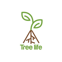 Tree life logo design inspiration