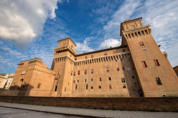 Estense Castle in Ferrara - Emilia-Romagna Italy