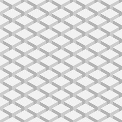 Seamless pattern with 3-D effect cubes in perspective. Retro vintage abstract background. Design graphic element saved as a vector illustration