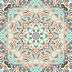 Abstract seamless vintage luxury ornamental pattern for fabric