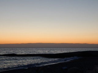 Fototapeta premium sunset on beach